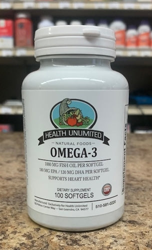 Omega 3 Fish Oil 1,000mg Cholesterol Free