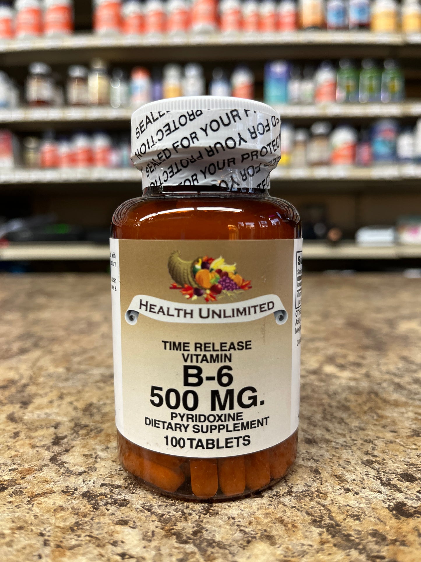 Vitamin B-6 500mg Time Release