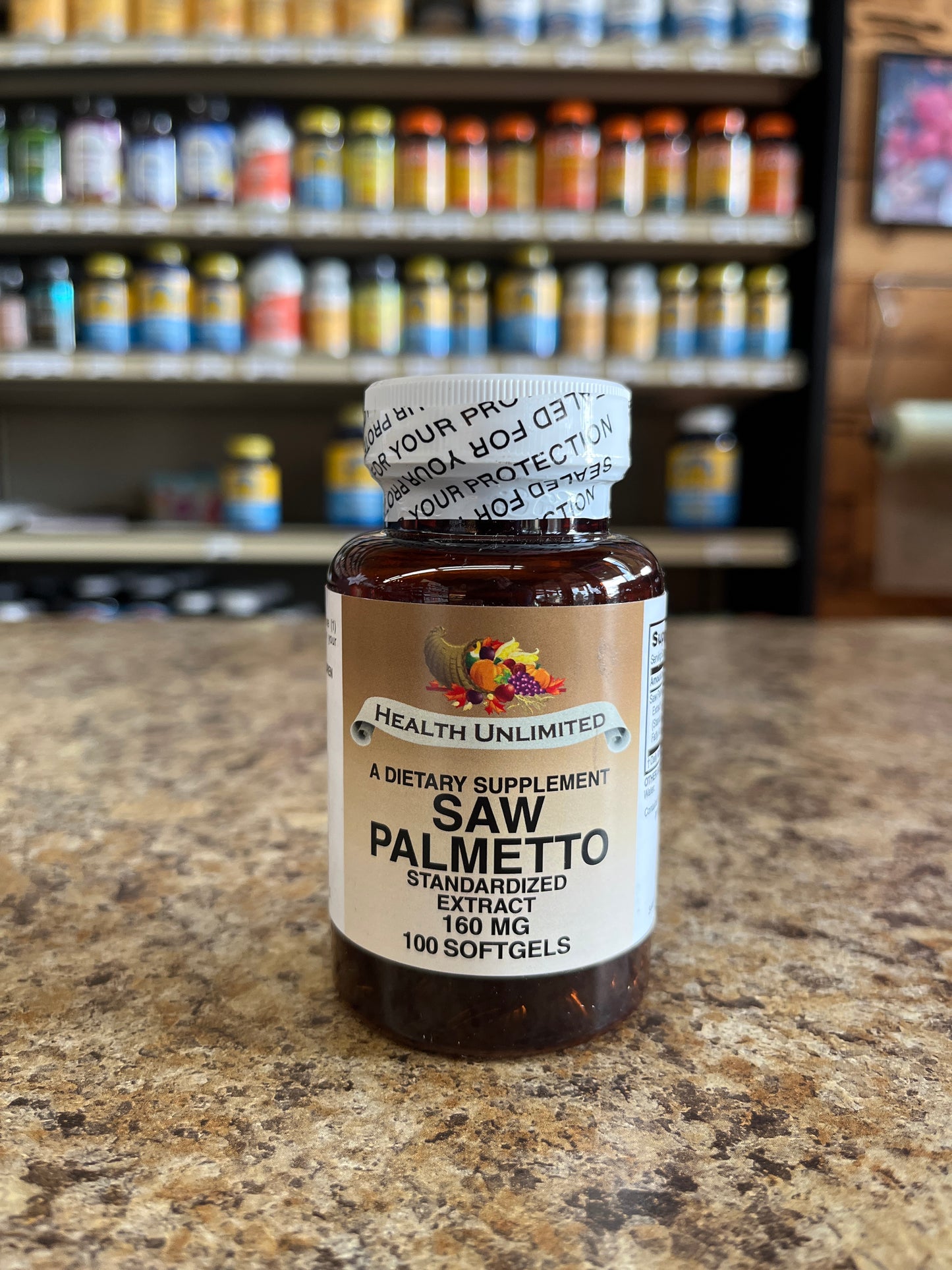 Saw Palmetto Extract 160 mg, 100 softgels