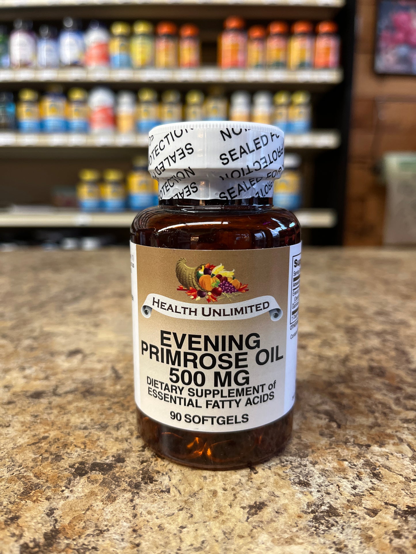 Evening Primrose Oil 500 Mg 90 Softgels