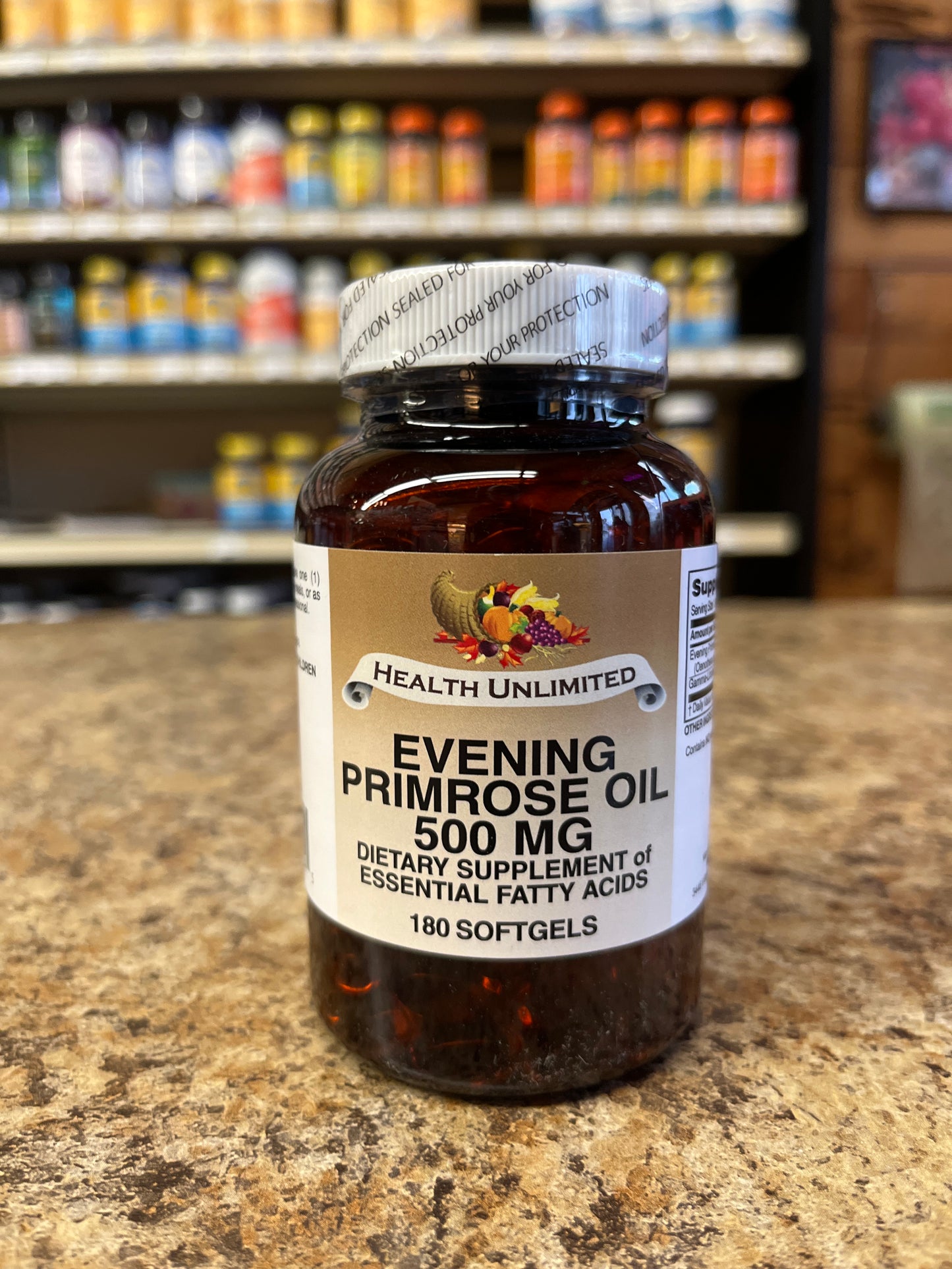 Evening Primrose Oil 500mg 180 Softgels