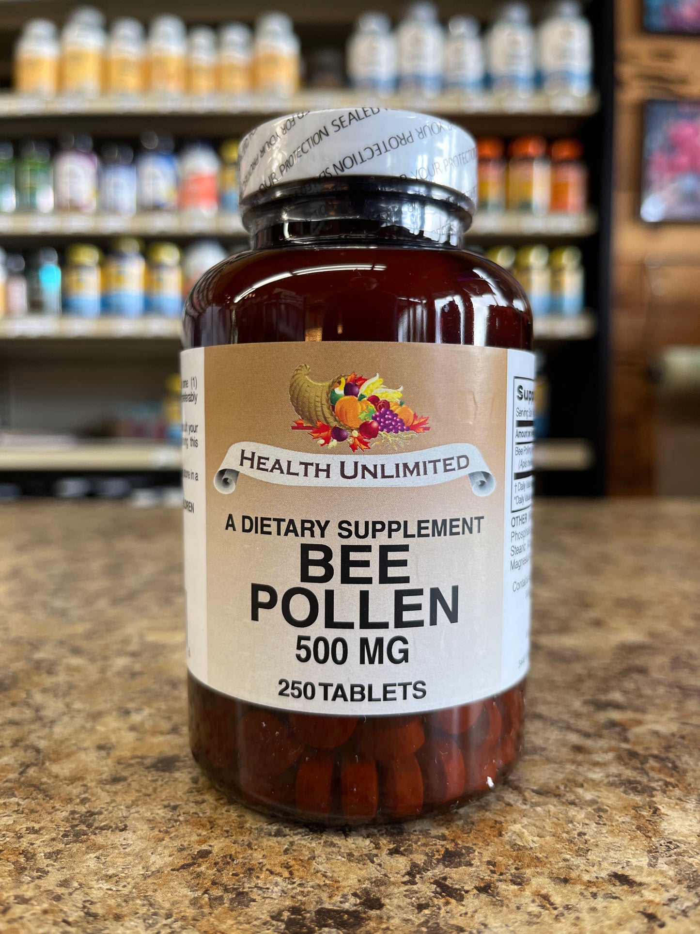 Bee Pollen, 500mg, 250 tablets