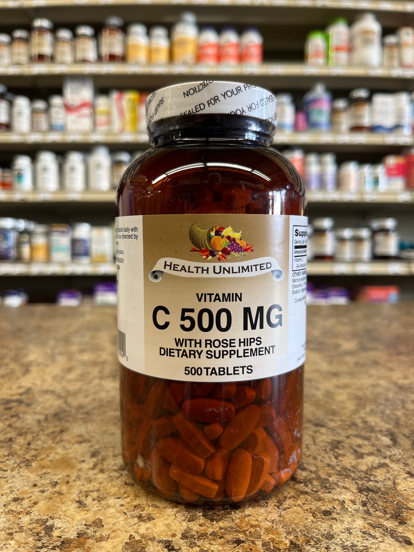 Vitamin C with Rose Hips 500mg