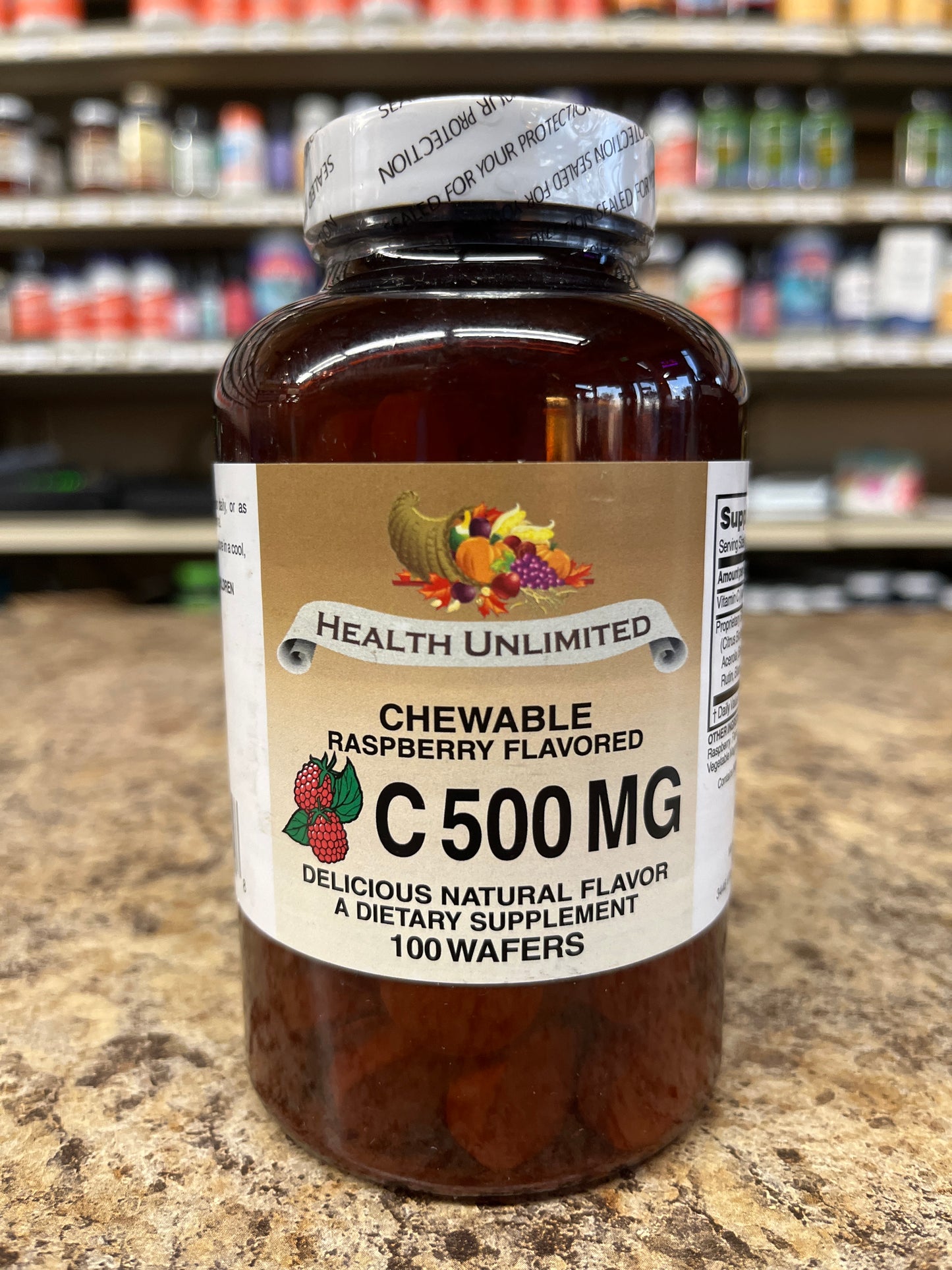 C-500 Raspberry Chew with Acerola