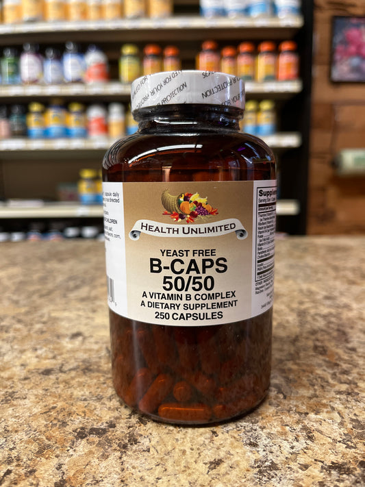 B-Caps 50/50 Yeast Free Vitamin B Complex