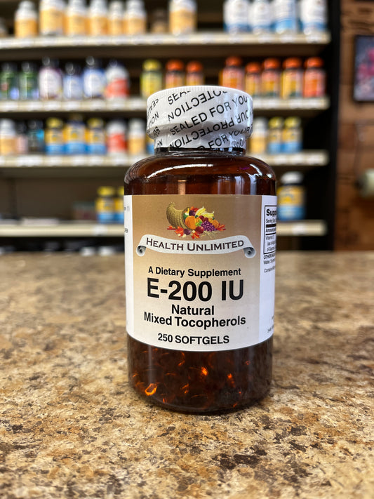 Vitamin E-200 I.U  Natural Mixed Tocopherols