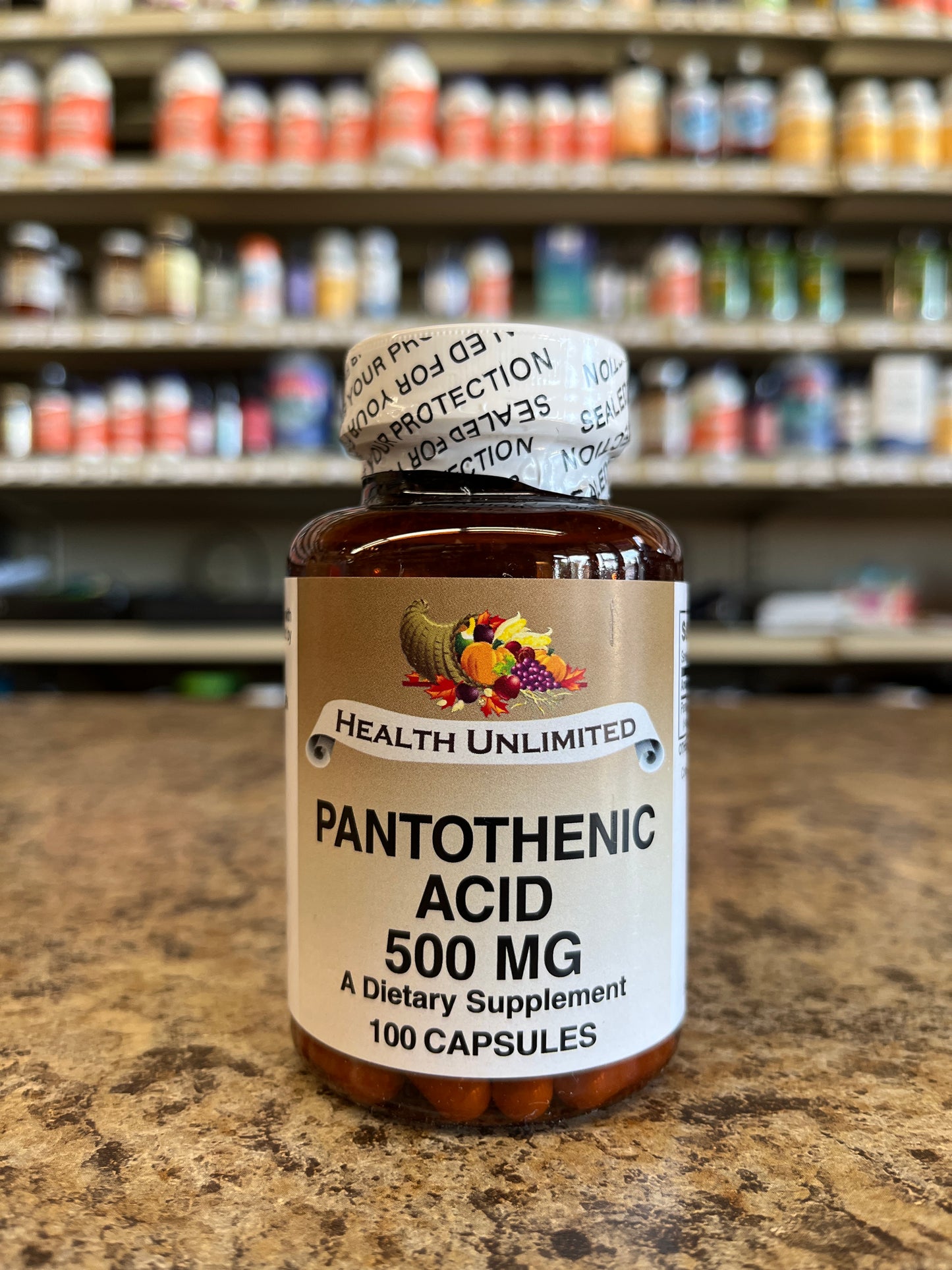 Pantothenic Acid  500mg