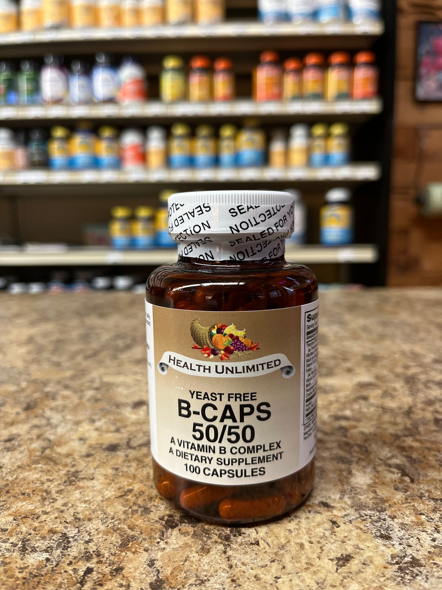 B-Caps 50/50 Yeast Free Vitamin B Complex
