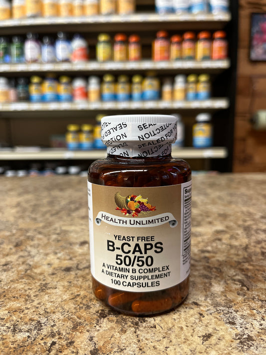B-Caps 50/50 Yeast Free Vitamin B Complex