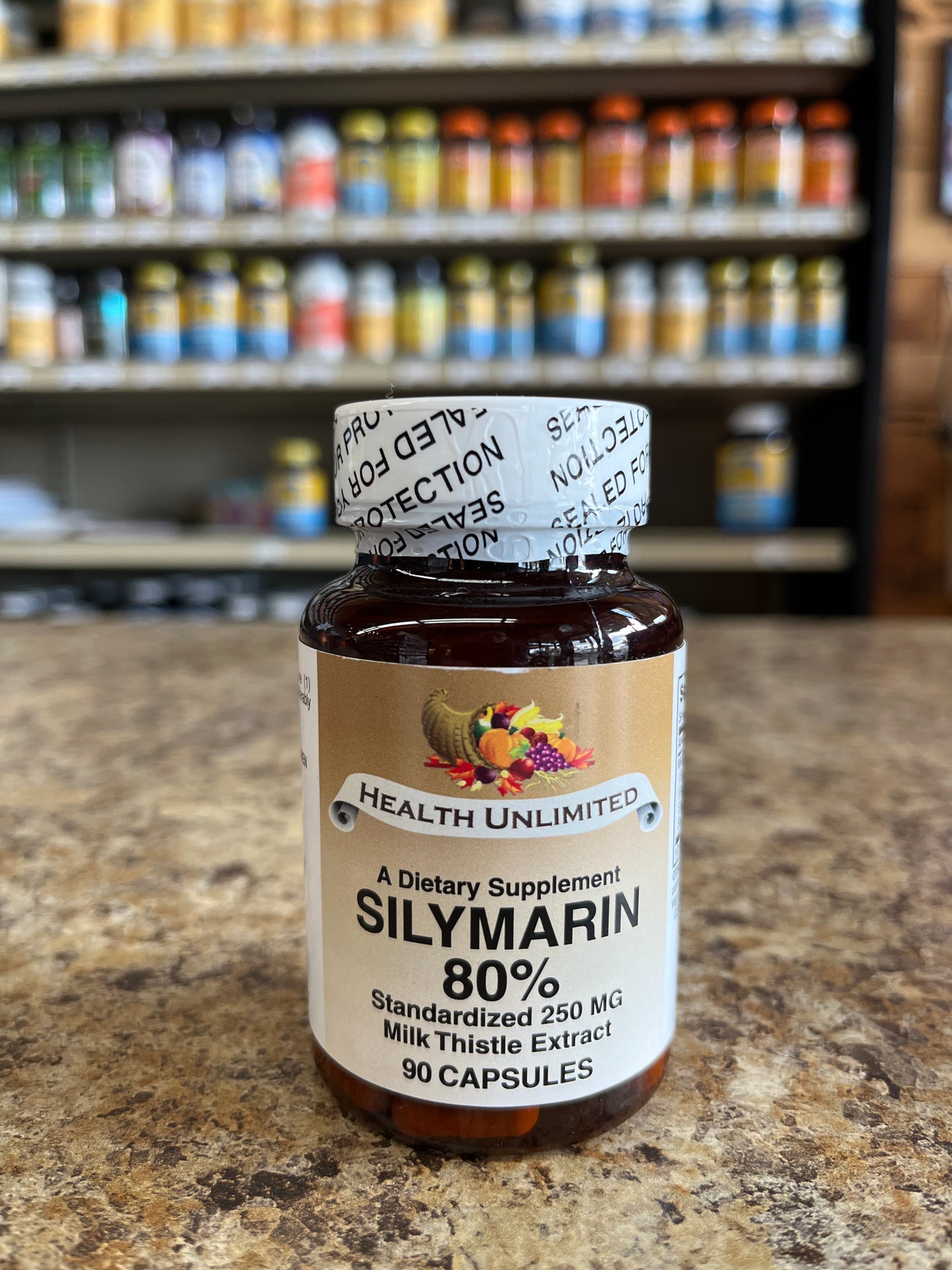 Silymarin Standardized Milk Thistle Extract 250 mg 90 capsules