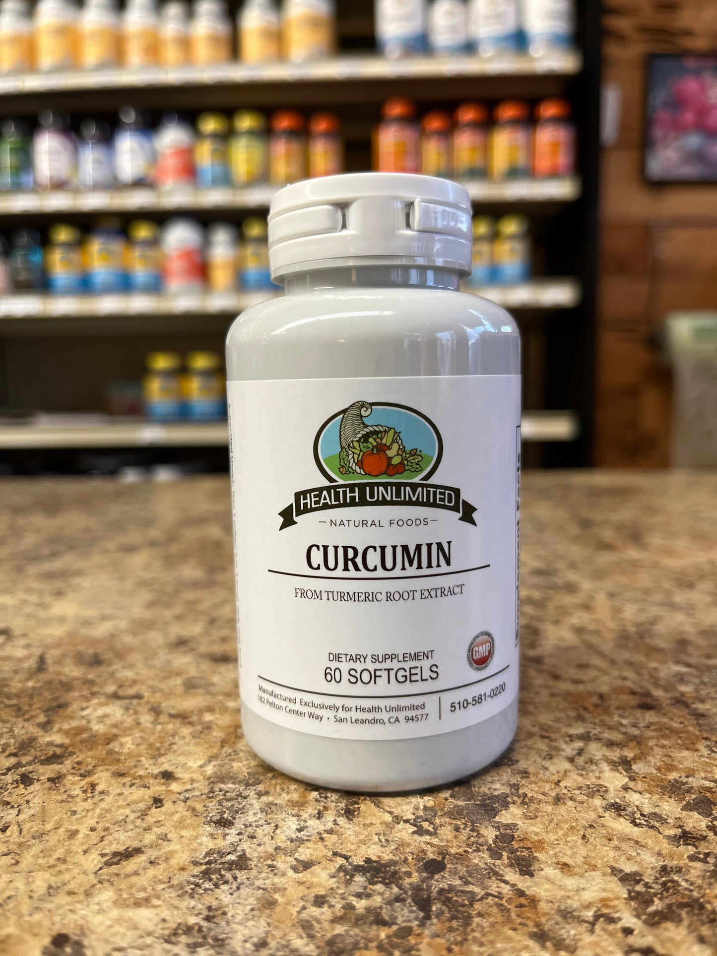 Curcumin Turmeric Root Extract 475 mg  60 softgels