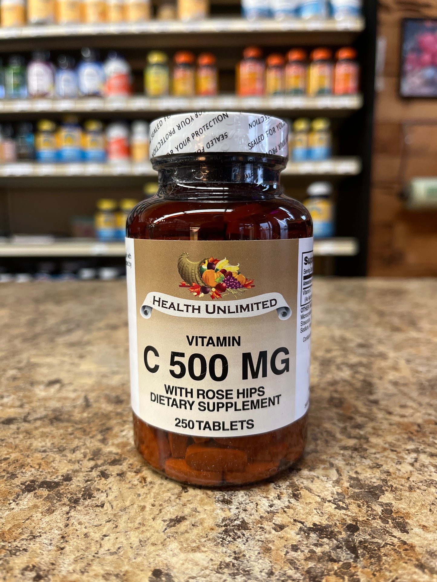 Vitamin C with Rose Hips  500mg