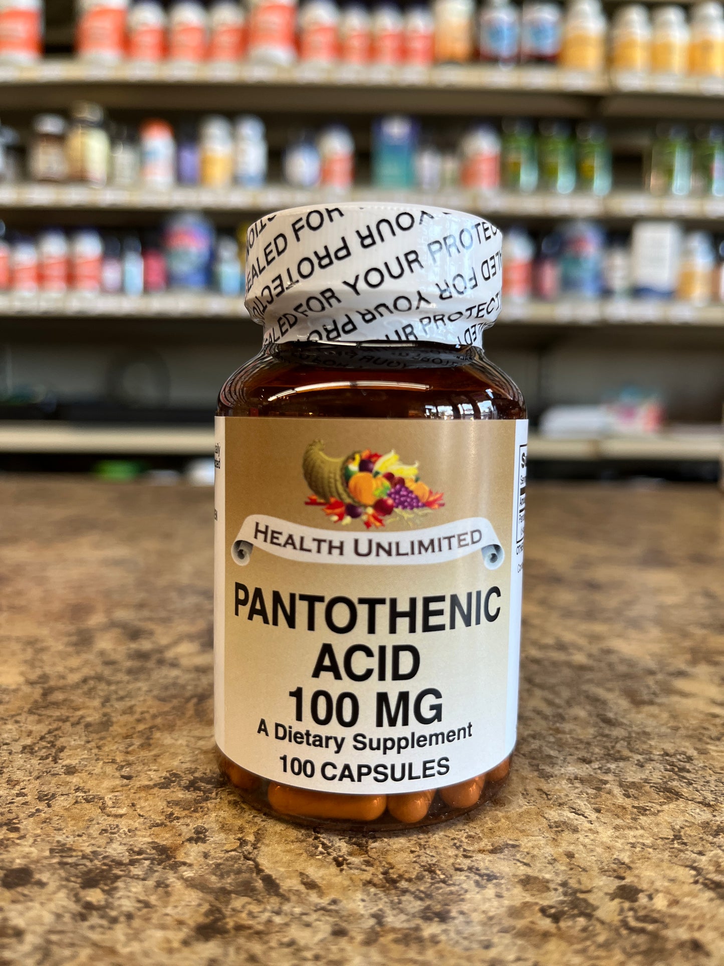 Pantothenic Acid  100mg