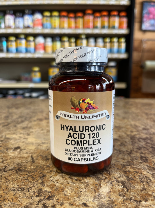 Hyaluronic Acid Complex, 120 Capsules