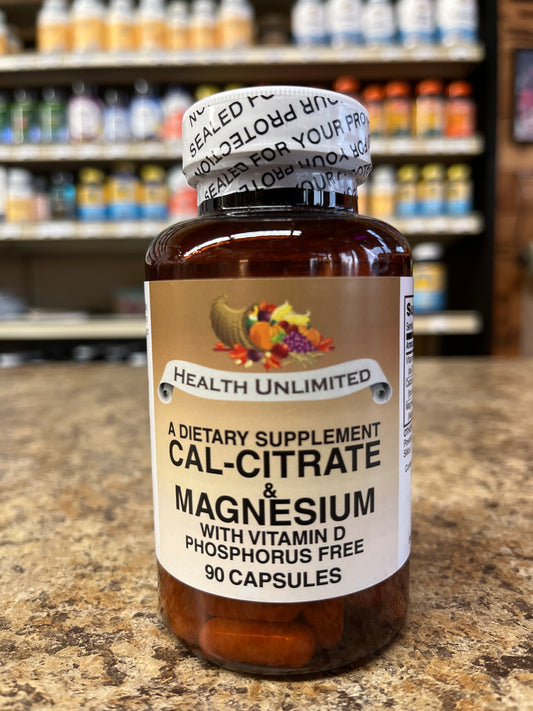 Calcium Citrate & Magnesium with Vitamin D Phosphorus Free