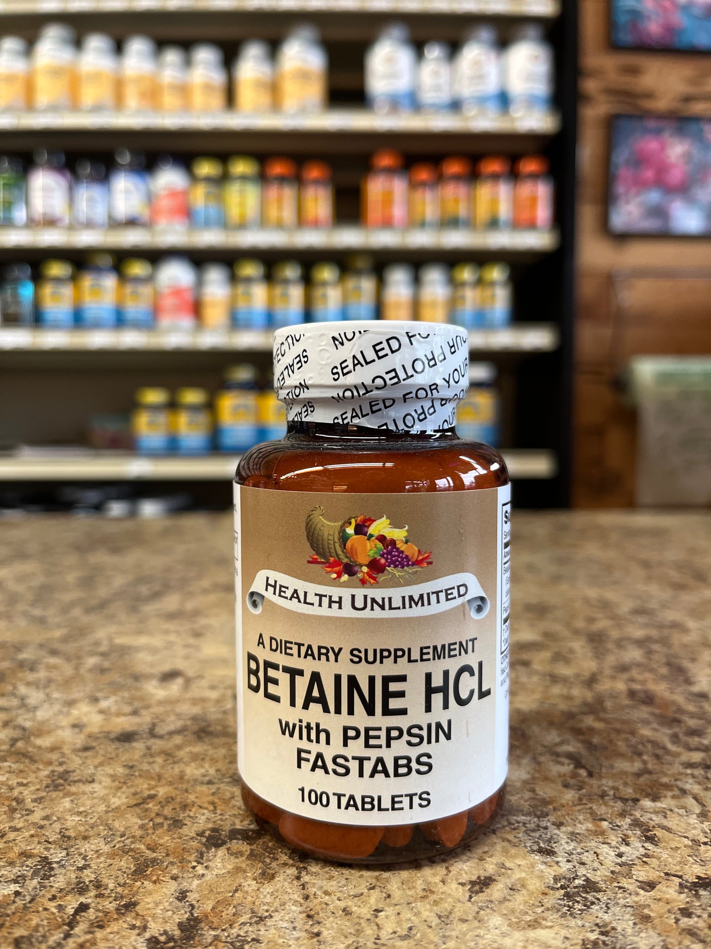 Betaine HCL with Pepsin Fastabs