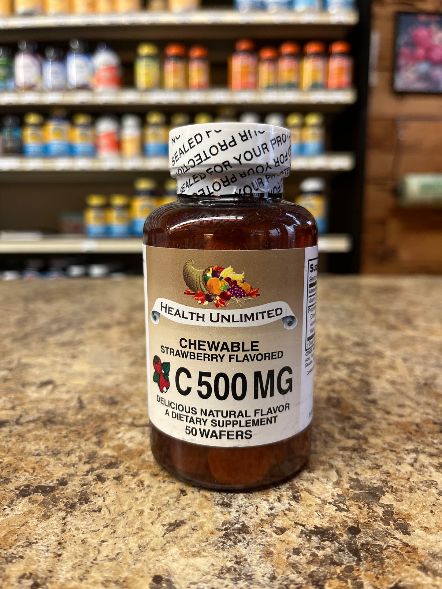 C-500 Strawberry Chew with Acerola
