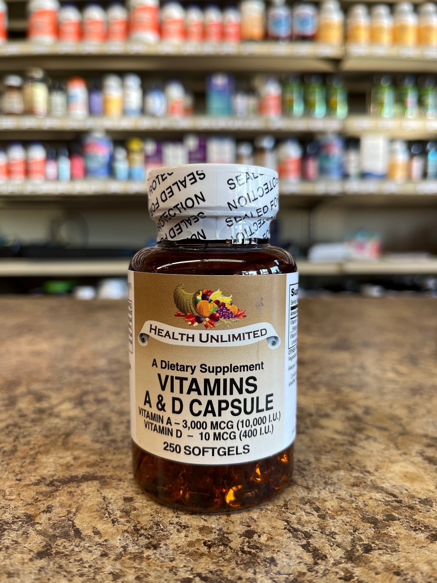Vitamins A & D  10,000 I.U/ 400 I.U