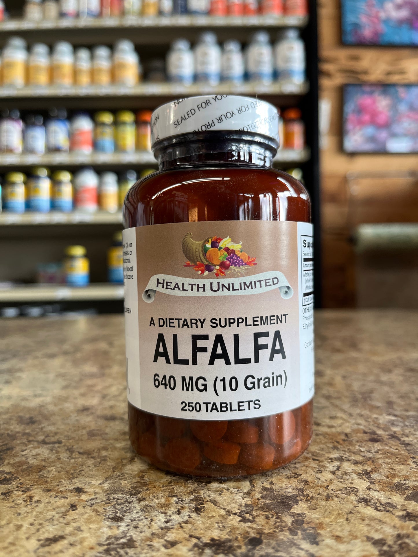 Alfalfa  640mg (10 Grain)